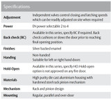 Lockwood 2024 Closer Standard Backcheck with Offset Arm Bracket