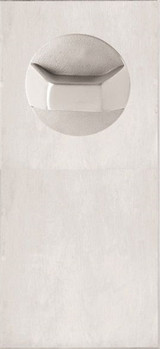 Lockwood 222D Detention Rectangular Plate - Concealed Fix - Turnknob Only | No Tailbar Variant | Right Hand | Satin Stainless Steel