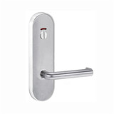 Lockwood 2814 Round End Plate with Privacy Indicating Emergency Turn & 144 Lever