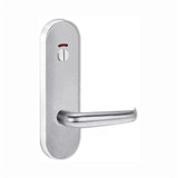 Lockwood 2814 Round End Plate with Privacy Indicating Emergency Turn & 180 Lever