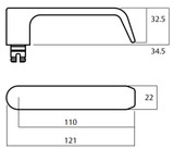 Lockwood 2941 Round Plate Privacy Indicating DDA Turn 59 Lever Synergy