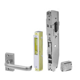 Lockwood 3541 Short Backset Sliding Door Lock Cylinder Lever Strike