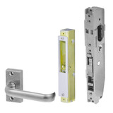 Lockwood 3541 Short Backset Sliding Door Lock 45 Degrees Lever Ls Strike No Cylinder