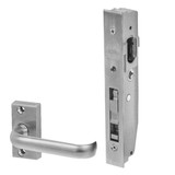 Lockwood 3642 Short Backset Mortice Deadlock & 45 Degrees Lever (Metal)