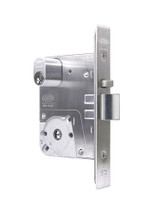 Lockwood Mortice No Hub 60 mm Backset - Satin Stainess Steel