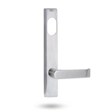 Lockwood 4811 Square End Plate with LED Lens Cylinder Hole & 59 Lever - Satin Chrome