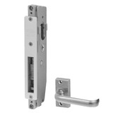 Lockwood 5541 Short Backset Sliding Door Lock45 Degrees Lever No Cylinder