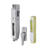 Lockwood 5541 Short Backset Mortice Deadlock Escape Turn Knob Latching Strike - Satin Chrome