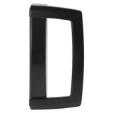 Lockwood Onyx D Handle - Dummy/No Exterior Furniture Universal Strike Plate - 50mm Screws - Black