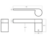 Lockwood Rob Watson Full Operating Set For Use with 530 Latch & A1 Lever