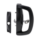 Whitco Single Cylinder External Slim Outer Pull Uni Strike - Black