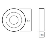 Lockwood Symphony Exterior Round Rose Half Set Lever 101