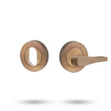 Lockwood Symphony 1220 Series Ovl Cylinder & D-Turn Escutcheon