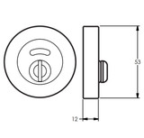Lockwood Symphony 1220 Series Privacy Indicating Emergency Turn