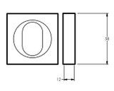Lockwood Symphony 1420 Euro Cylinder Escutcheon