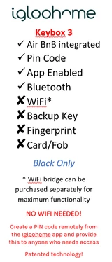 Igloohome Keybox 3 Smart - Bluetooth Key Safe