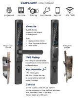 Lockton ELEV36 E-Series Narrow Smartlock for Sliding Doors