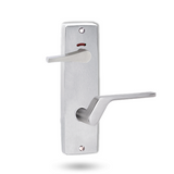 Lockwood 1941 Square End Plate Privacy Indicating DDA Turn 41 Lever - Satin Chrome