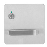 Lockwood 202 Exterior Plate with Privacy Indicating Emergency Turn 59 Lever