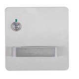 Lockwood 202 Exterior Plate with Privacy Indicating Emergency Turn 90 Lever