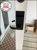 Carbine CEL2 Fire Rated Latching Smartlock with Lever - Black - Bluetooth