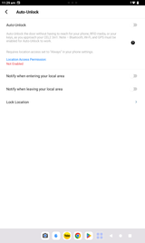 Carbine CEL2-BT management App: Smartphone example screenshots