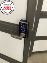 Carbine CEL2-BT Digital Bluetooth Leverset with RFID and Key Override – Satin Nickel