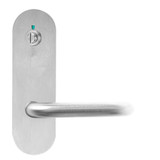 Lockwood 212 Exterior Plate with Privacy Indicating Emergency Turn 96 Lever