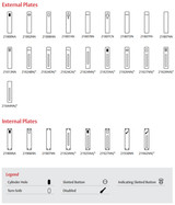 Lockwood 219 Interior Plate P2 Pull Handle
