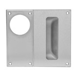Lockwood 221D Visible Fix Plate Concealed Cylinder Hole Flush Pull