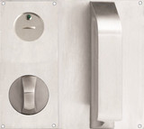 Lockwood 221D Visible Fix Plate Concealed Privacy Emergency Turn Pull Handle 22 Knob