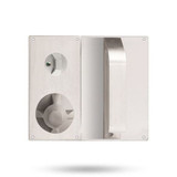 Lockwood 221D Visible Fix Plate Concealed Privacy Indicating Turn Pull Handle 22 Knob