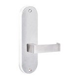 Lockwood 2905/90 - Interior Round-End Brass Plate - Lever Only - Lever 90