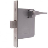 Lockwood 3571 Mortice Escutcheon Deadlock Aluminium Fix 60mm
