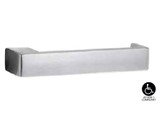 Lockwood 4801/111 - Exterior Narrow Plate - Square-End Brass - Lever 111
