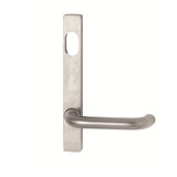 Lockwood 4808/70 - Exterior Narrow Plate - Square-End Brass - Lever 70