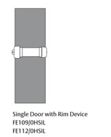 Lockwood 1 Point Rim Exit Device 1200mm