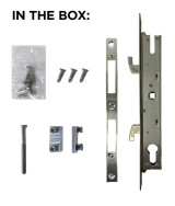 Euro Sliding Mortice Hook Lock 20mm Backset