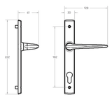 Lockwood Palladium Lever L1 Indicating 2Point Cylinder J001