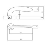Lockwood Palladium Lever L1 Indicating 2Point Cylinder J001
