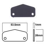 Whitco Sliding Diecast Window Lock Body Packer (Box of 50) – Black