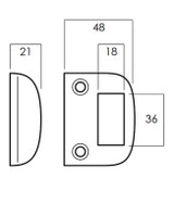 Lockwood 213 Streambolt - Satin Chrome Pearl
