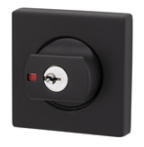 Paradigm Deadbolt Square Rose Matt Black