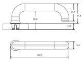 Privacy Lever Set and 37 Lever Matt Black