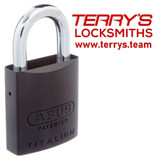 ABUS Padlock 83AL/45- Keyed Alike Titalium BRANDED - Black