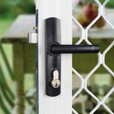 Whitco Tasman MK2 Hinged Security Door Lock - Black
