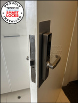 McGrath Stafford with Raised Buttons and DDA Compliant Handles - 60/70mm Adjustable Latch - Fire Rated Smart Lock