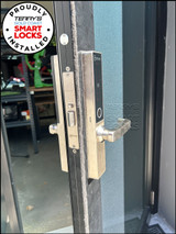 McGrath Stafford with Raised Buttons and DDA Compliant Handles - 60/70mm Adjustable Latch - Fire Rated Smart Lock