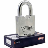 ABUS Rock Series Premium High Security Rekeyable Padlock With 55mm Hardened Steel Body and 38mm Hardened Steel Shackle KD