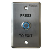 Neptune Press To Exit -ANSI -No/Nc/C -Led -0.9mm SS - Stainless Steel